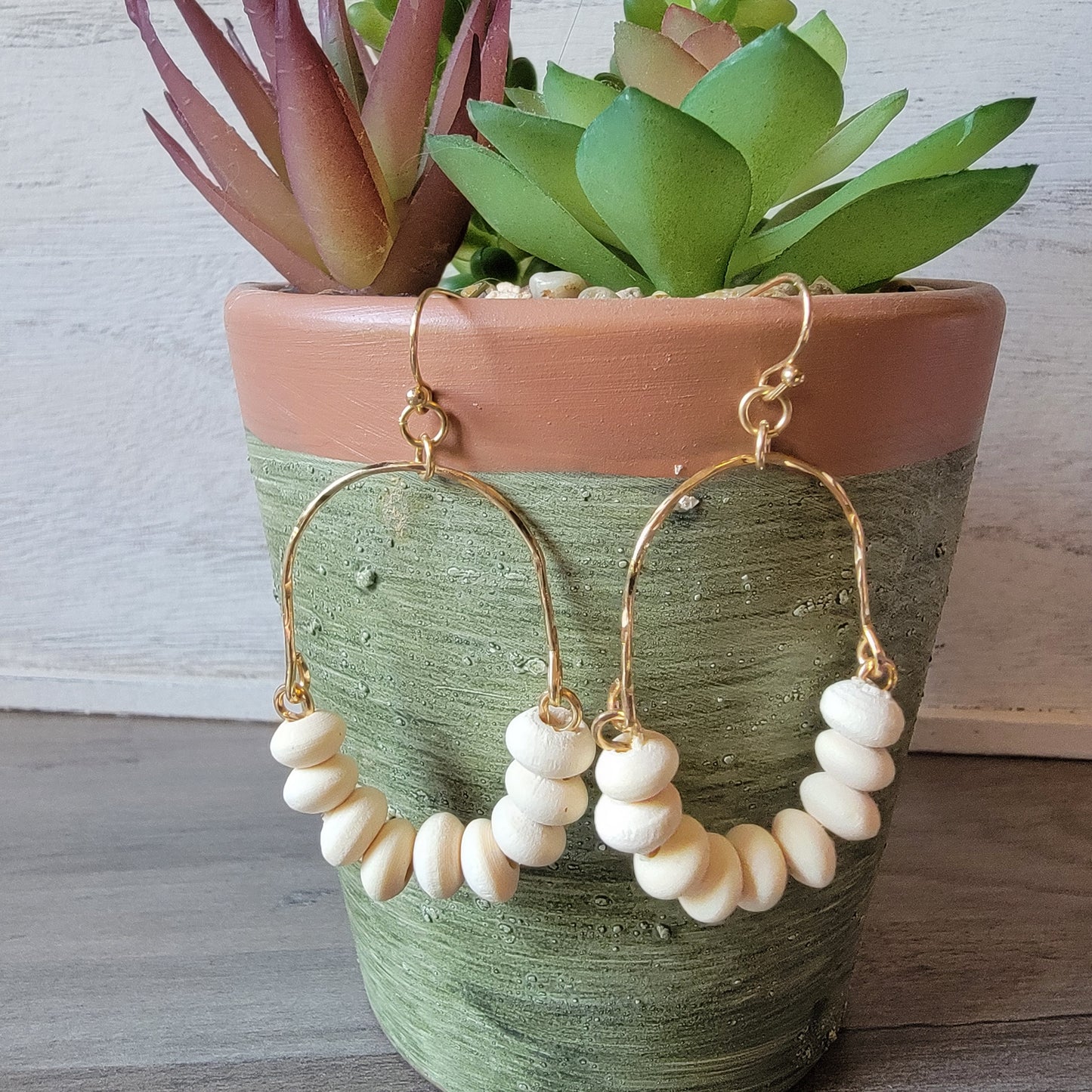 Beaded Love Earrings