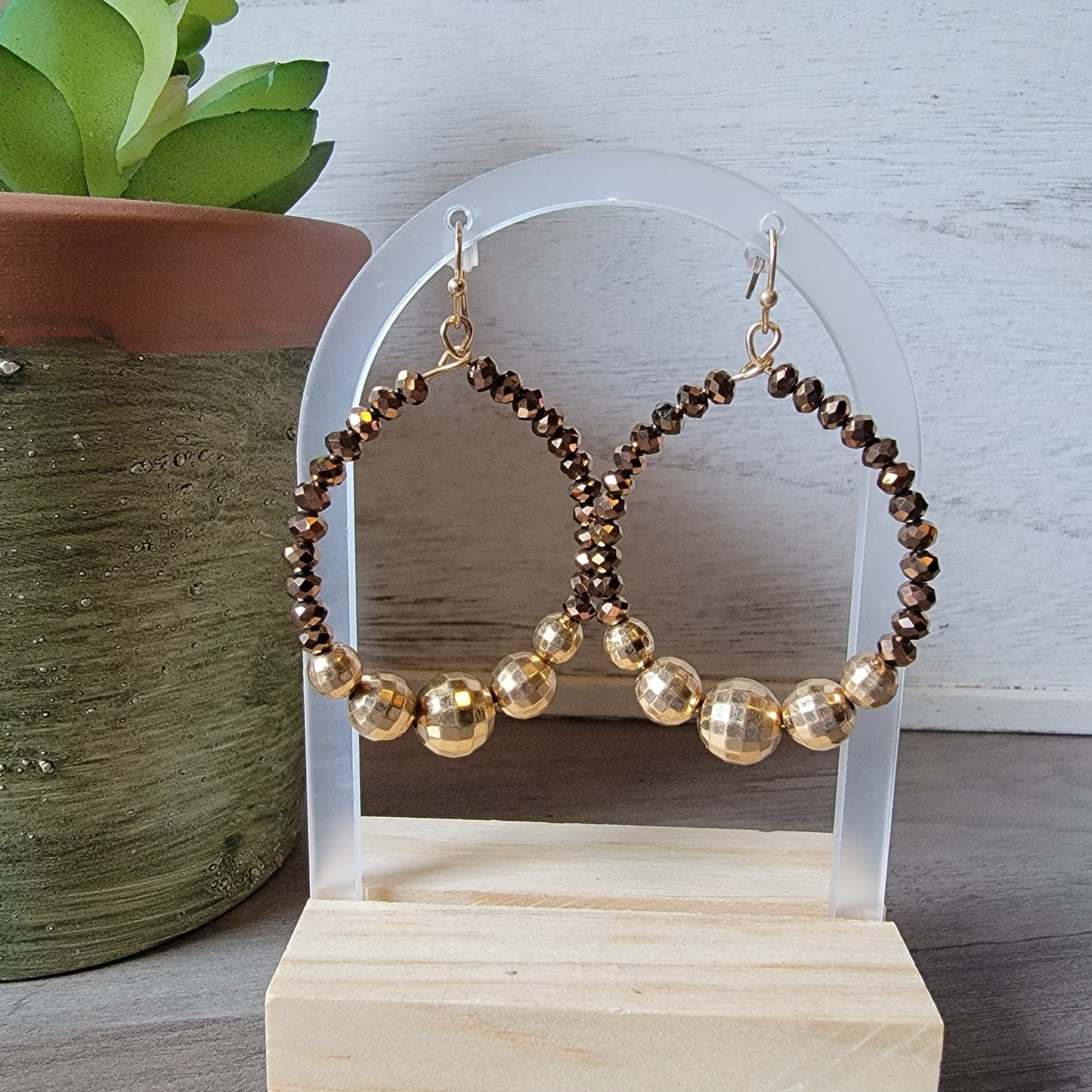 Disco Beaded Earrings