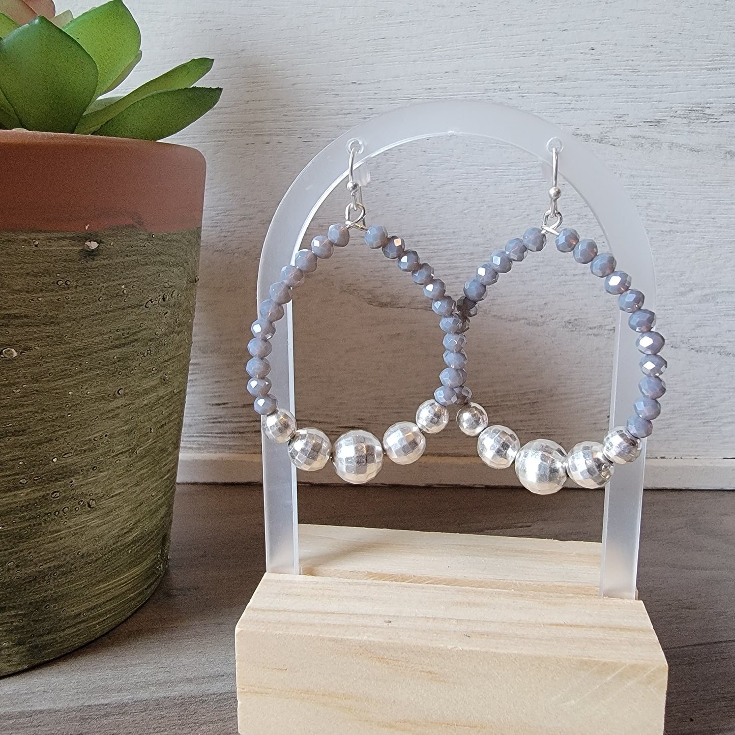 Disco Beaded Earrings