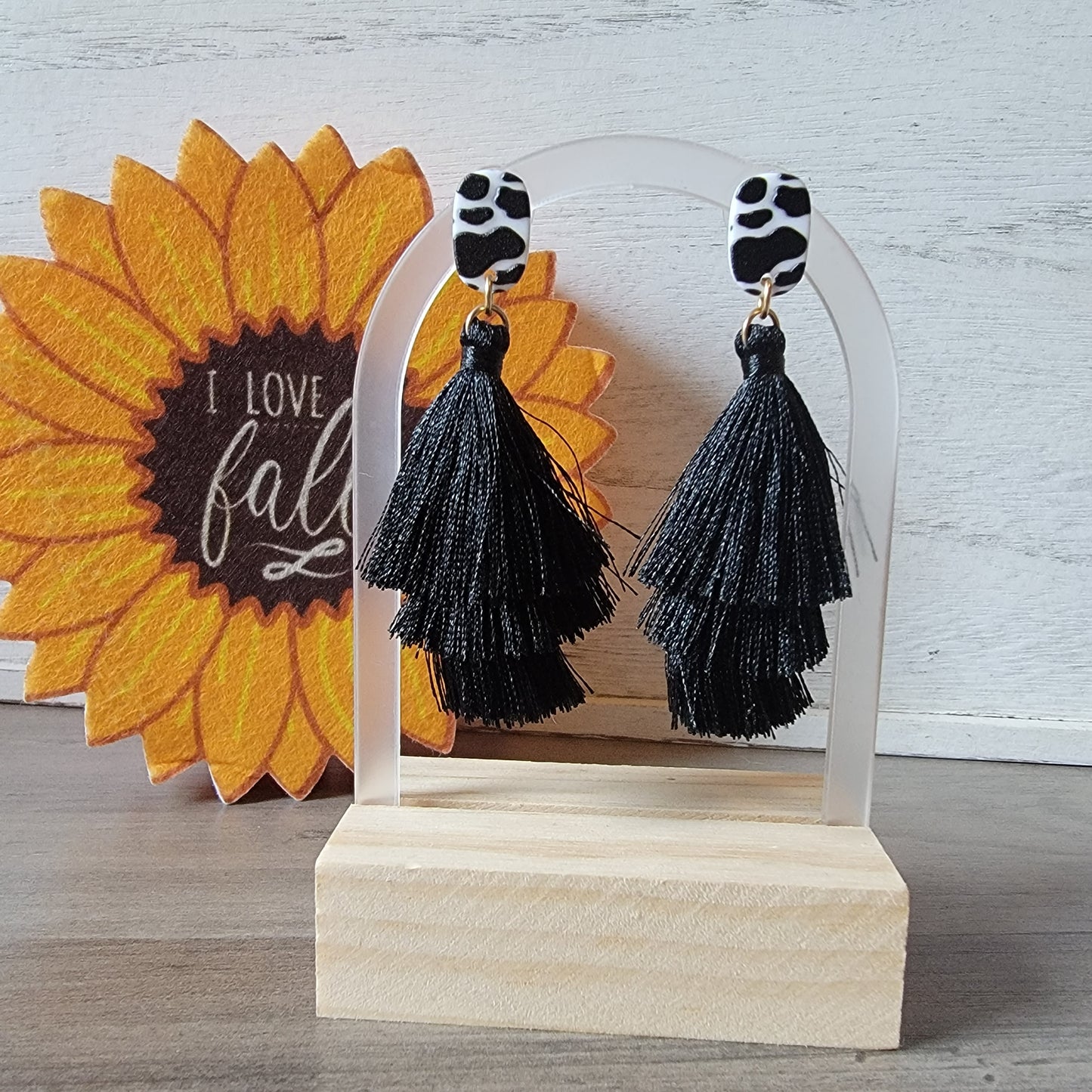 Fun Times Three Layer Tassel Earrings