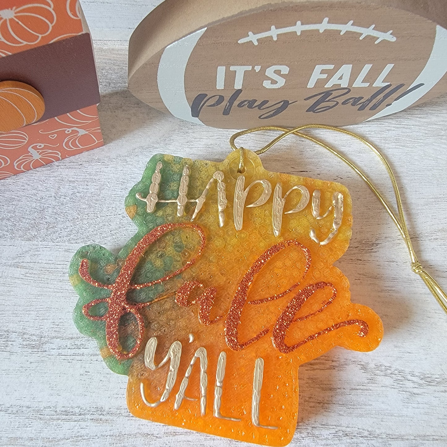 "Happy Fall Y'all" Car Freshie
