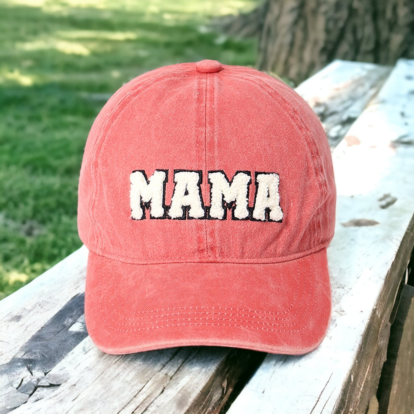Chenille Mama Baseball Cap
