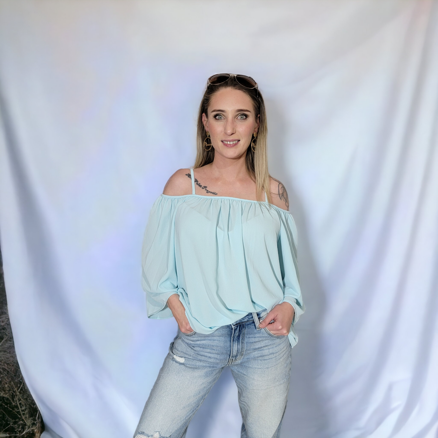 Charlotte Cold Shoulder Top