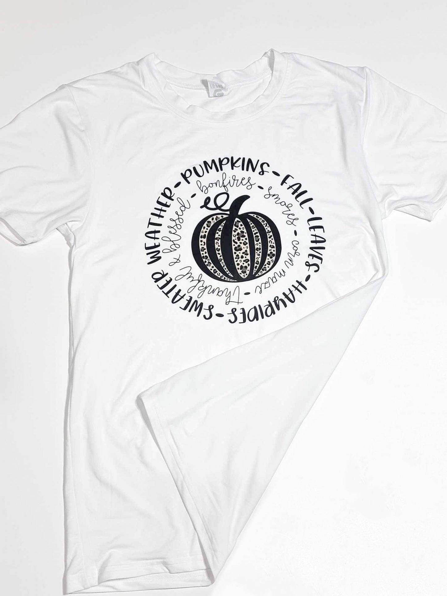 Fall Leopard Pumpkin Graphic Tee