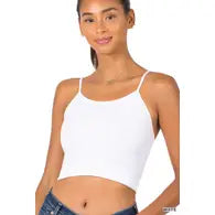 Ribbed Seamless Cropped Cami