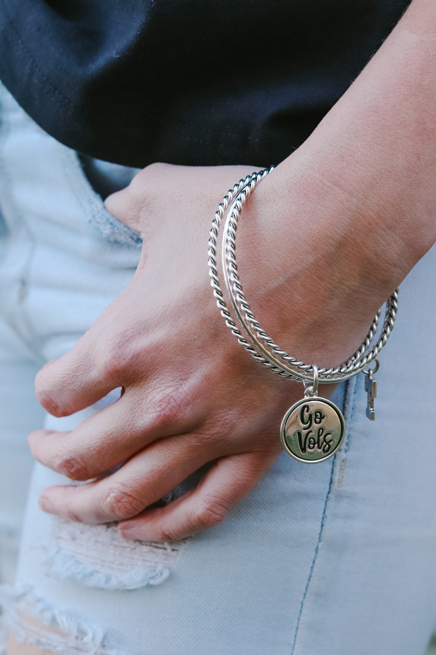 Go Vols Dangle Bracelet