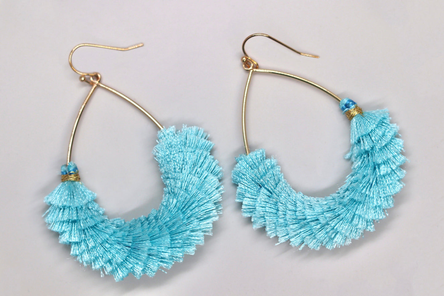 "Baby Blues" teardrop earrings
