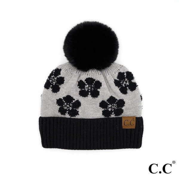 CC Daisy Yarn Pom Beanie