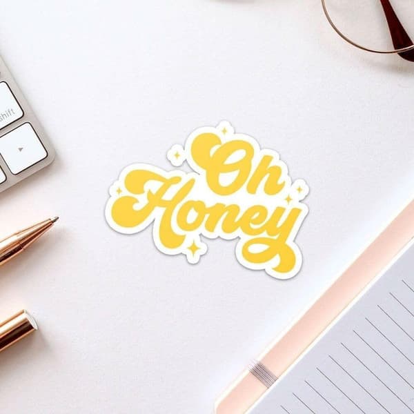 Oh Honey Vinyl Sticker