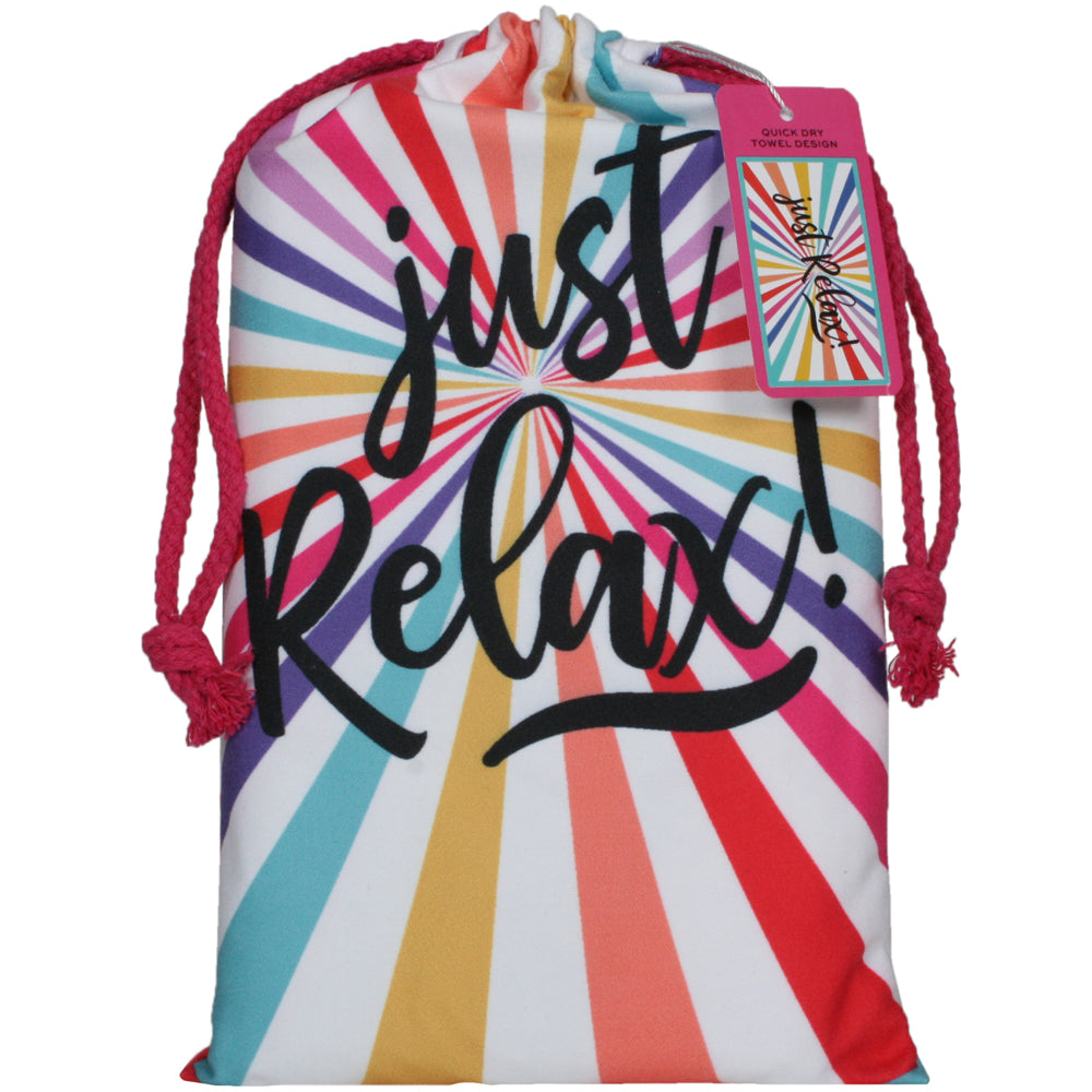 Just Relax Quick Dry Beach Towel