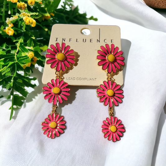 Daisy Dangle Earrings
