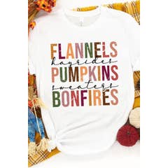 Flannels Pumpkins Bonfires Top