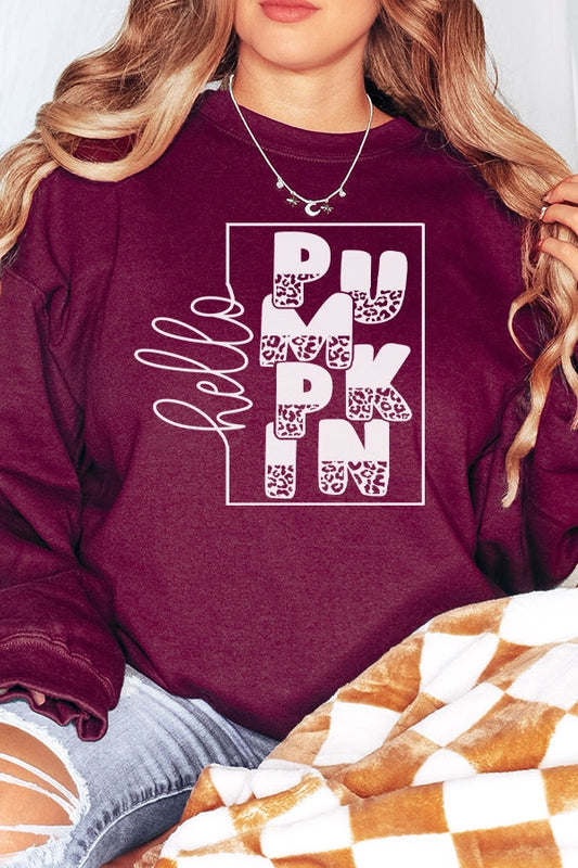 Hello Pumpkin Graphic Sweatshirt