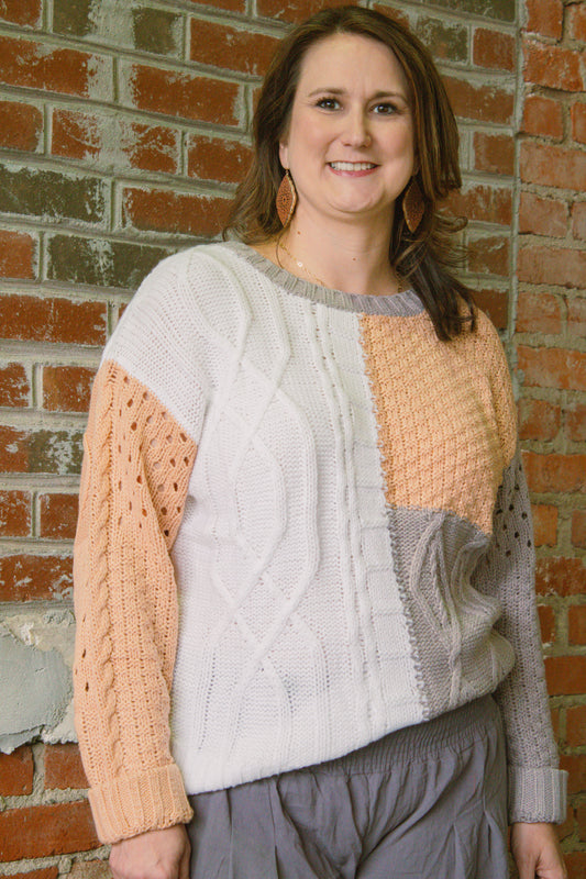 Autumn Is Calling Colorblock Sweater